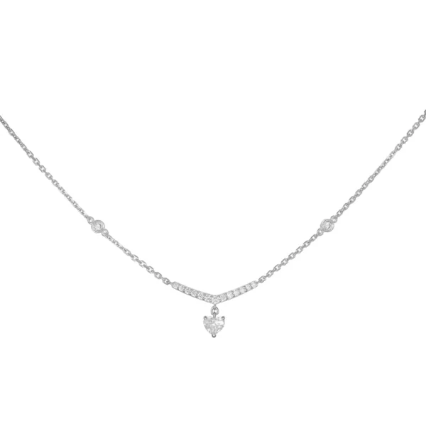 I Heart You Diamond Pendant Chain