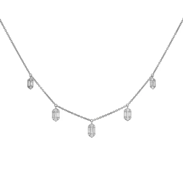 Five for Luck Diamond Necklace